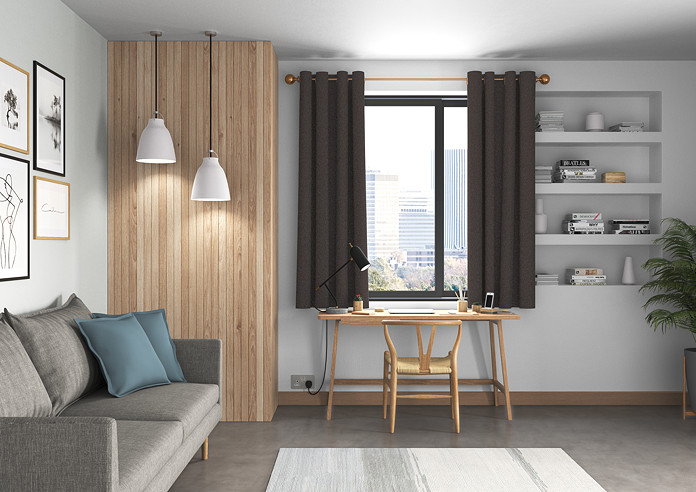 Devonshire, Mocha - Made to Measure Curtains - Image 5